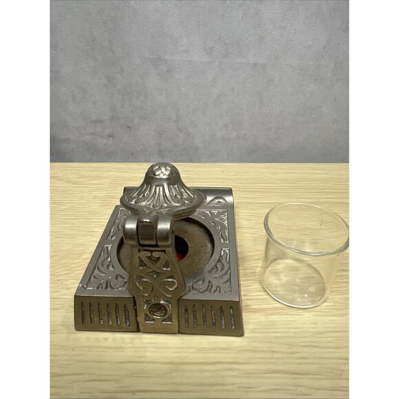 Antique Inkwell Made In England - Picture 4 of 10